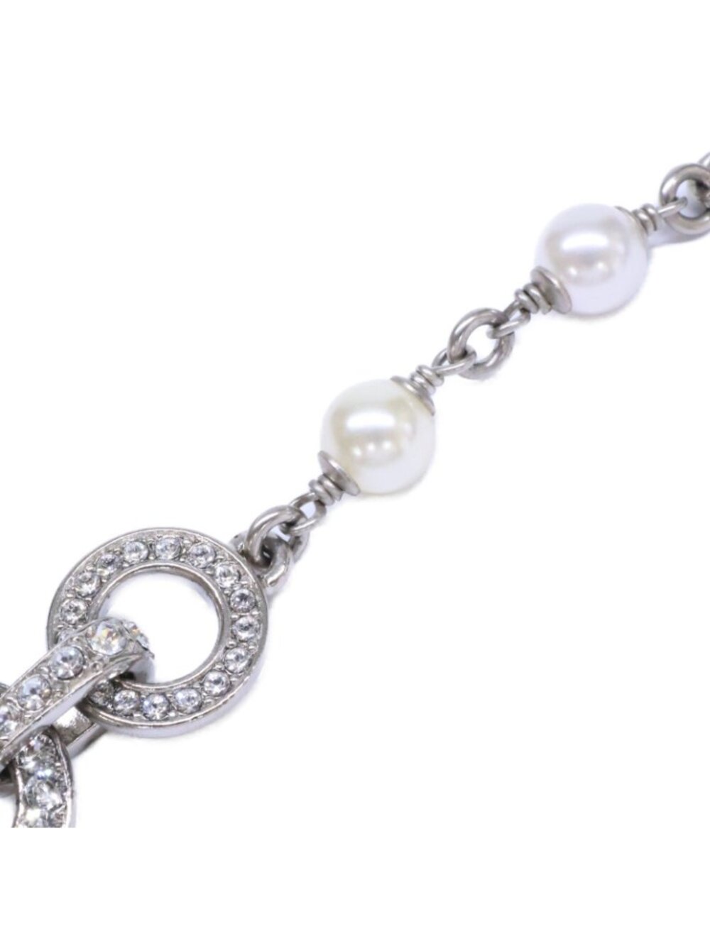 Chanel Rhinestone CC Logo Chain - Picture 6 of 10